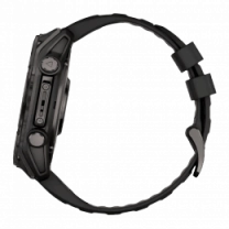 Спортивний годинник Garmin Fenix 8 51mm AMOLED Sapphire Carbon Gray DLC Titanium w.Black/Pebble Gray S.Band (010-02905-20/21)