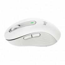 LOGITECH M650L Signature Bluetooth Mouse - OFF-WHITE - LEFT