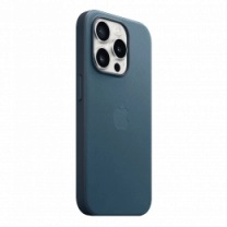 Чехол iPhone 15 Pro FineWoven Case with MagSafe - Pacific Blue (MT4Q3)