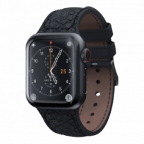 Ремешок Njord Salmon Leather Strap Dark Grey для Apple Watch 41mm/40mm (SL14110)