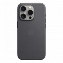 Чохол iPhone 15 Pro FineWoven Case with MagSafe - Black (MT4H3)