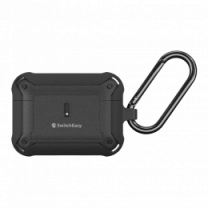 Чехол Switcheasy Guardian Rugged Anti-Lost Protective Case For AirPods Pro 1/2 Black (SAPAP2091BK22)