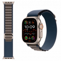 Ремешок Apple Alpine Loop Band Medium для Apple Watch 49mm - Blue (MT5L3)