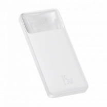 Доп батерея Baseus Bipow Overseas 15W 10000 mAh (white) (PPBD050002)