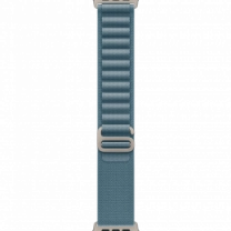 Apple Watch Ultra 3 GPS + Cellular 49mm Natural Titanium Case with Light Blue Alpine Loop - Medium (MEWM4)