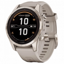 Garmin Fenix ​​7S Pro Sapphire Solar Soft Gold w. Light Sand Band (010-02776-14/15)