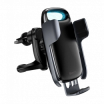 Автотримач-АЗП Baseus Milky Way Electric Wireless Black (WXHW02-01)
