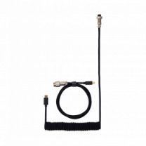 Кабель Type-A/Type-C Keychron Coiled Cable Black