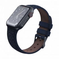 Ремінець Njord Salmon Leather Strap Petrol for Apple Watch 41mm/40mm (SL14111)
