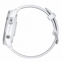 Garmin Forerunner 965 Titanium Bezel w. Whiteston Case and Whiteston/Powder Gray S. Band (010-02809-01/11)