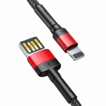 Кабель Baseus Cafule Cable (SpEd) 2.4A 1m Red/Black (CALKLF-G91)