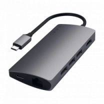 Satechi Type-C Multi-Port Adapter 4K with Ethernet V2 Space Grey (ST-TCMA2M)