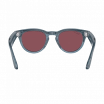 Смарт-окуляри Ray-Ban Meta Headliner Shiny Jeans/Dusty Red with blue-violet light filter (RW4009 66985Q 50-23)