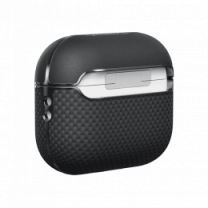 Чохол Pitaka Aramid Fiber Magnetic Plain Black/Grey for Airpods Pro 2nd Gen (APM2401)