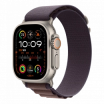 Apple Watch Ultra 2 49mm Titanium Case with Indigo Alpine Loop - Small (MRER3)