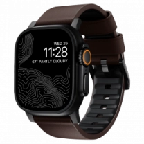Ремешок Nomad Active Band Pro Black Hardware Classic Brown 46mm/49mm (NM1A4MBNW0)