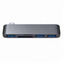 Хаб Satechi Type-C USB 3.0 3-in-1 Combo Hub Space Gray (ST-TCUHM)