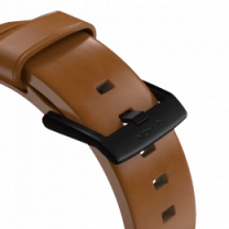 Ремешок Nomad Modern Leather Black Hardware English Tan 46mm/49mm (NM01804185)