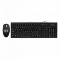 Комплект A4Tech клавіатура+мишка KRS-85+OP-720, USB, Чорна
