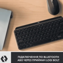 Комплект (клавіатура + миша) LOGITECH MX Keys Mini Combo for Business-GRAPHITE-US (920-011061)