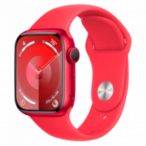 Apple Watch Series 9 45mm (PRODUCT)RED Aluminum Case with (PRODUCT)RED Sport Band M/L (MRXK3)