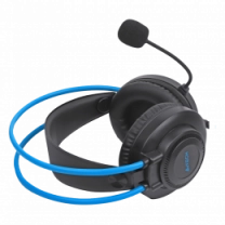 Навушники A4-Tech FH200i (Blue) з мікрофоном,колір сірий + блакитний