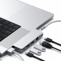 Satechi Aluminum USB-C Pro Hub Mini Adapter Silver (ST-UCPHMIS)