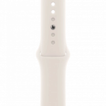 Apple Watch SE 3 GPS + Cellular 44mm Starlight Aluminium Case with Starlight Sport Band - M/L (MEPF4)