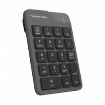 Клавіатура цифрова бездротова A4-Tech FBK21C (Smoky Grey), колір сірий