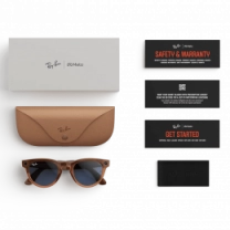 Смарт-окуляри Meta Headliner Shiny Caramel/Clear to Blue Transition Lenses (RW4009 6706MF50)