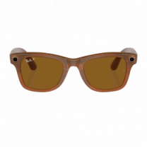 Смарт-окуляри Ray-Ban Meta Wayfarer Shiny Caramel/Polar Brown size XXL (RW4008 670683 53-22)