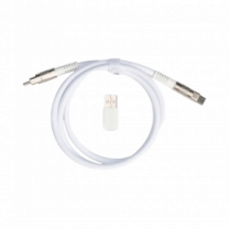 Кабель USB-A/USB-C > USB-C заряджання/синхронізації Keychron, 1м, Type-C, Double-Sleeved Geek, білий