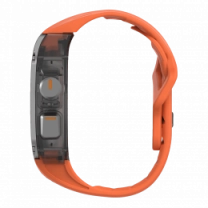 Ремінець AULUMU Titanium Cover+Orange Band  silver+orange A01-TI-OG