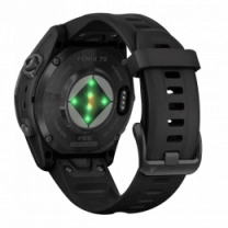 Смарт-часы Garmin Fenix 7S Pro Sapphire Solar Carbon G. DLC Tit. with Black Band (010-02776-10/11/54) UA