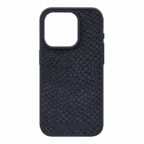 Чехол Njord Salmon Leather MagSafe Case Black для iPhone 15 Pro (NA53SL00)