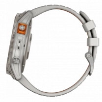 Смарт-часы Garmin Fenix 7X Pro Sapphire Solar Titanium w. Fog Gray/Ember O. Band (010-02778-14/15/64) UA