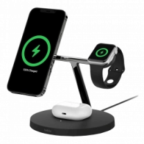 Бездротовий ЗП Belkin MagSafe 3in1 Wireless Charger black (WIZ009vfBK)