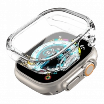 Чохол-накладка Spigen для Apple Watch Ultra (49mm) Ultra Hybrid, Crystal Clear(ACS05459)