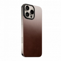 Чохол Nomad Magnetic Leather Rustic Brown Horween for iPhone 16 Pro Max (NM01361985)