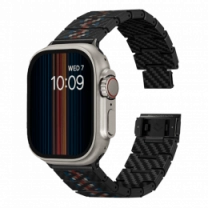 Ремiнець Pitaka Carbon Fiber Watch Band Rhapsody for Apple Watch 49/45/44mm (AWB2301)