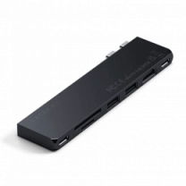 Хаб Satechi Aluminum USB-C Pro Hub Slim Adapter Midnight (ST-HUCPHSD)