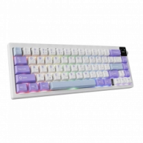 Беспроводная механическая клавиатура Ajazz AK650 Flying Fish Switch - Purple (AK650-FF-PWB)