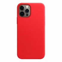 Чехол iPhone 12 Pro Max Leather Case with MagSafe - (PRODUCT)RED (MHKJ3)