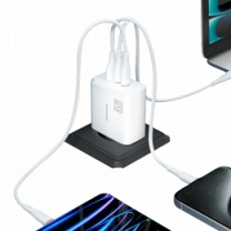Адаптер Keephone 65W 3-Port GaN Power Adapter white (CH-23121wht)