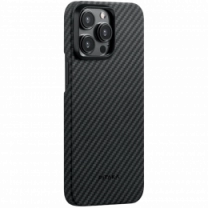 Чехол Pitaka MagEZ Case Pro 4 Twill 600D Black/Grey for iPhone 15 Pro Max (KI1501PMPA)