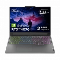 Ноутбук 16" LENOVO Legion Slim 5 16APH8 (82Y900AXRA)/AMD R7 7840HS/32GB/1TB SSD/RTX4070-8GB/DOS/Grey