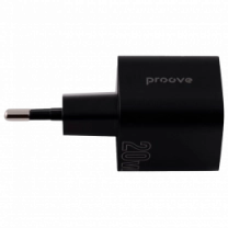 Адаптер Proove Silicone Power Plus 20W (Type-C+USB) (black)