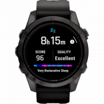 Garmin Epix Pro Gen 2 Sapphire 42mm Carbon G. DLC Ti. with Black Band (010-02802-14/15)