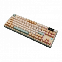 Беспроводная механическая клавиатура Ajazz AK870 Jasmine Switch - Yellow (AK870-JS-YWG)