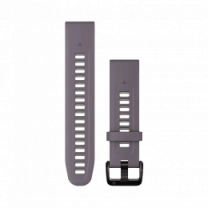 Ремінці для годинника Garmin QuickFit 20 силіконові орхідеєві/світло-пісочні